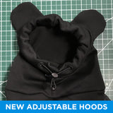 (Adjustable Hood) BatHat Raincoat with Dri-Belly Technology